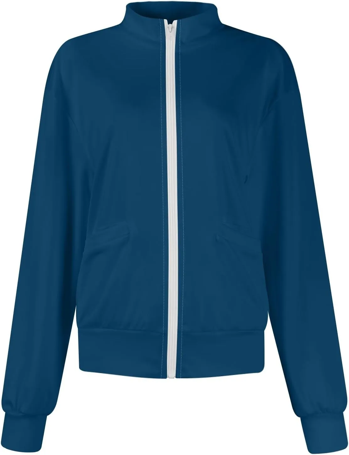 Scrub Jackets for Woman Printed Nurse Jackets for Women Scrub Jackets for Women Zip Up Nursing Jackets for Nurses