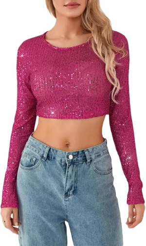 Sequin Skirt for Women Low Waist Disco Dresses Skirt Sparkle Glitter Party Night Mermaid Flowy Long Maxi Skirt
