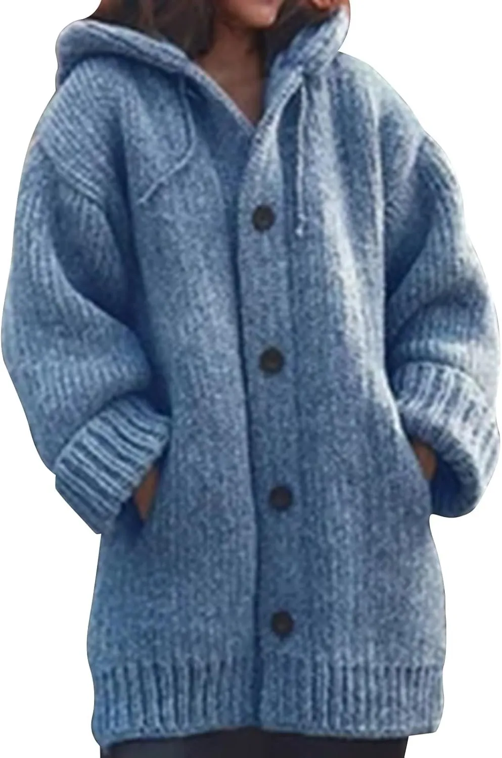 SHAOBGE plus Size Coats for Women 5x Winter Thick Autumn And Winter Sweater Large Size Knit Sweater Womens plus Size