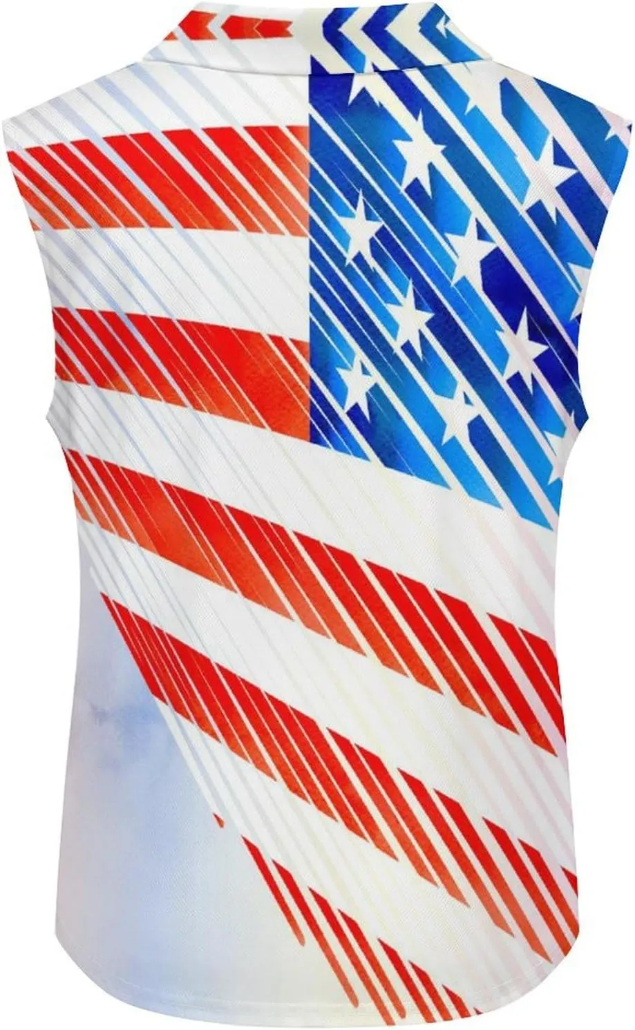 Sleeveless Shirts for Women Venezuela Flag V Neck Shirt Casual PO-LO Tank Top Pullover Quick Dry with Designs