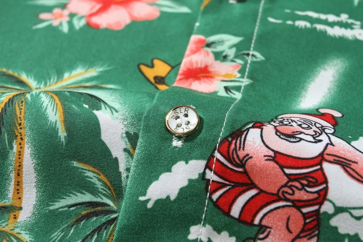SSLR Pack Hawaiian Shirt for Men Flamingo Short Sleeve Casual Button Down Shirts Summer Beach Shirt