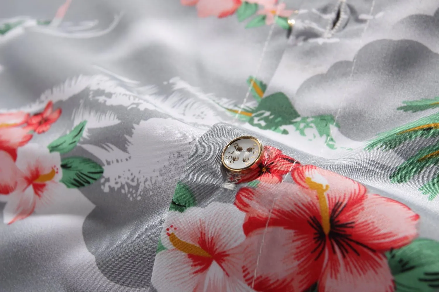 SSLR Pack Hawaiian Shirt for Men Flamingo Short Sleeve Casual Button Down Shirts Summer Beach Shirt