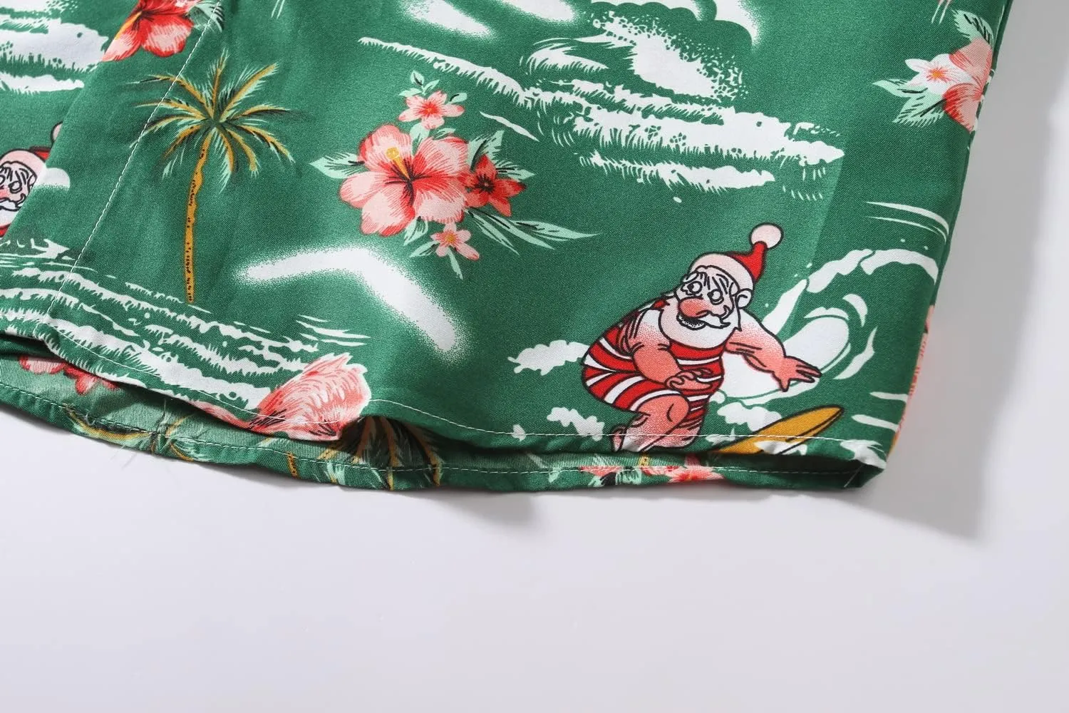 SSLR Pack Hawaiian Shirt for Men Flamingo Short Sleeve Casual Button Down Shirts Summer Beach Shirt