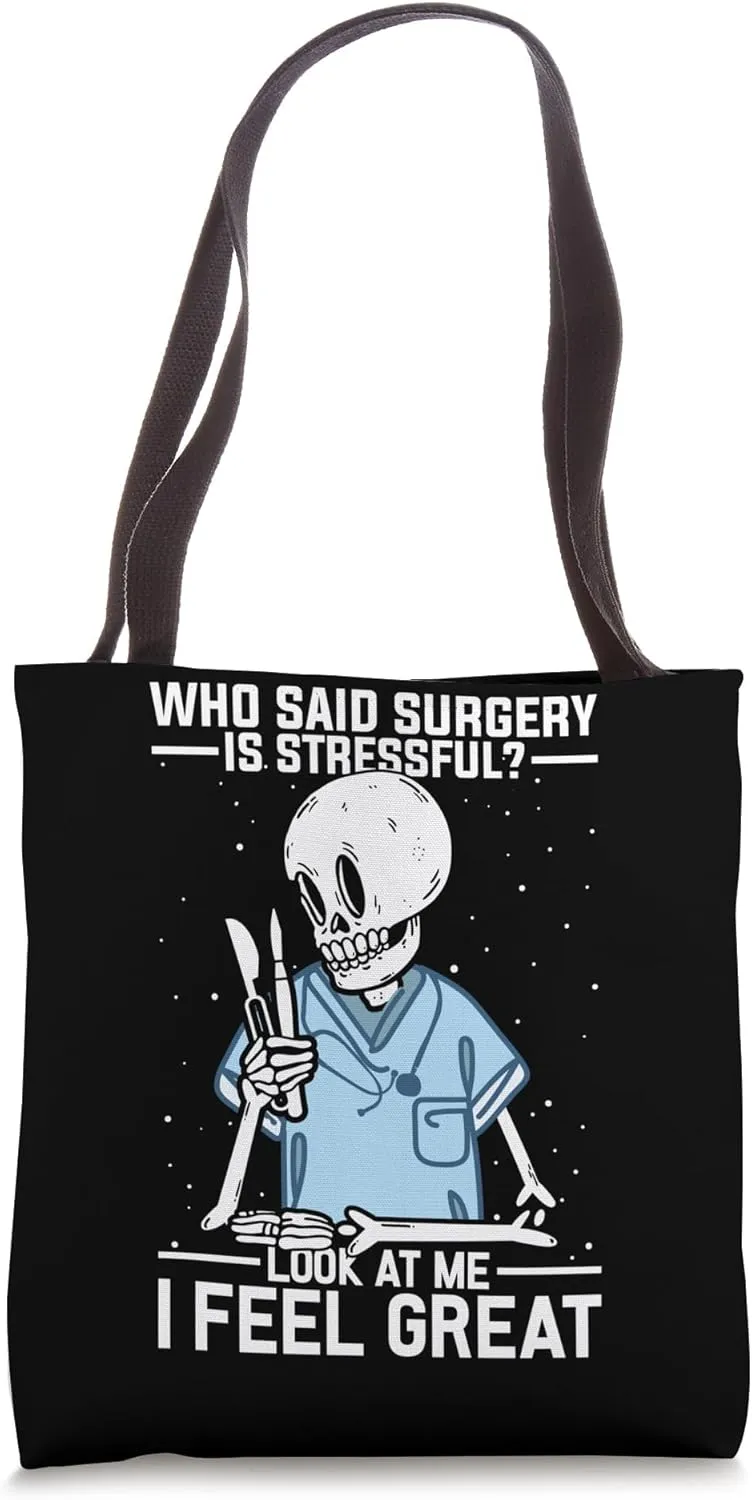 Surgeon surgery surgical doctor Tote Bag