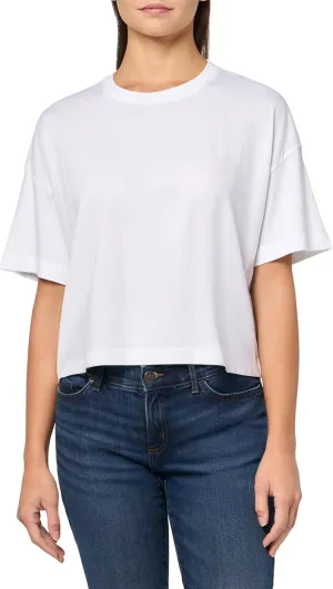 Sweaty Betty womens Essential Casual Cropped Crew Neck Short Sleeve T-shirt