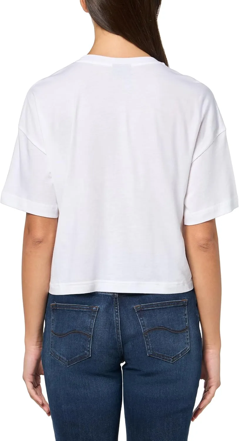 Sweaty Betty womens Essential Casual Cropped Crew Neck Short Sleeve T-shirt
