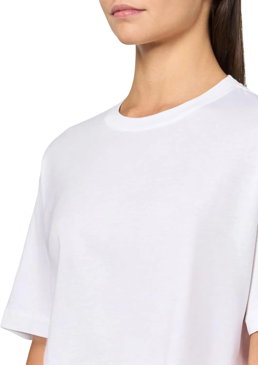 Sweaty Betty womens Essential Casual Cropped Crew Neck Short Sleeve T-shirt
