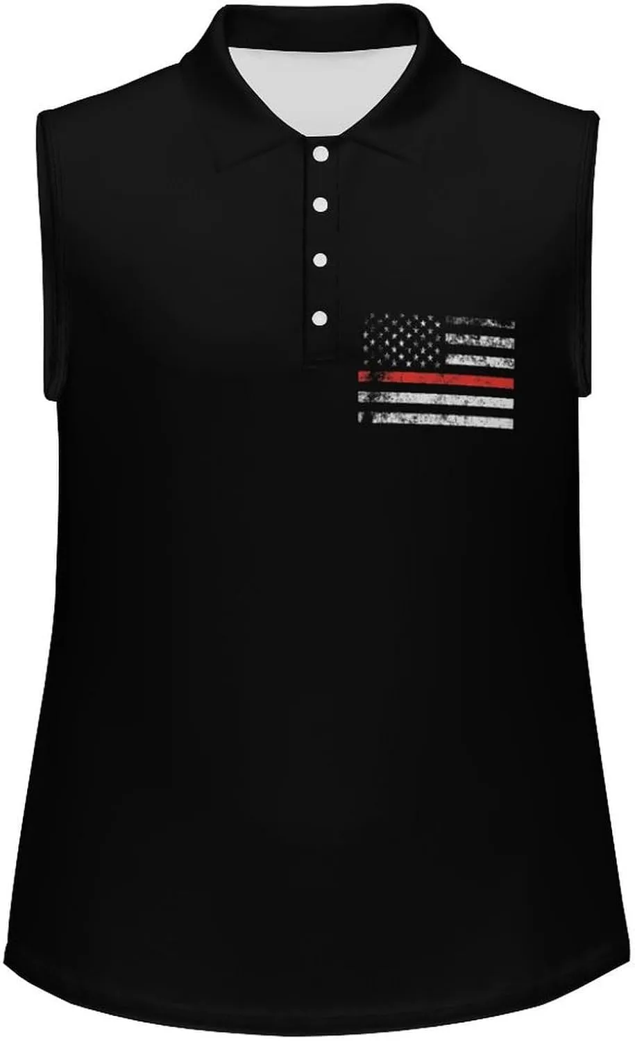 TAIZIYEAH Women's V Neck Sleeveless Top Spain Flag Loose PO-LO Tank Top Shirts Casual Pullover Blouse Shirts Blouses Summer