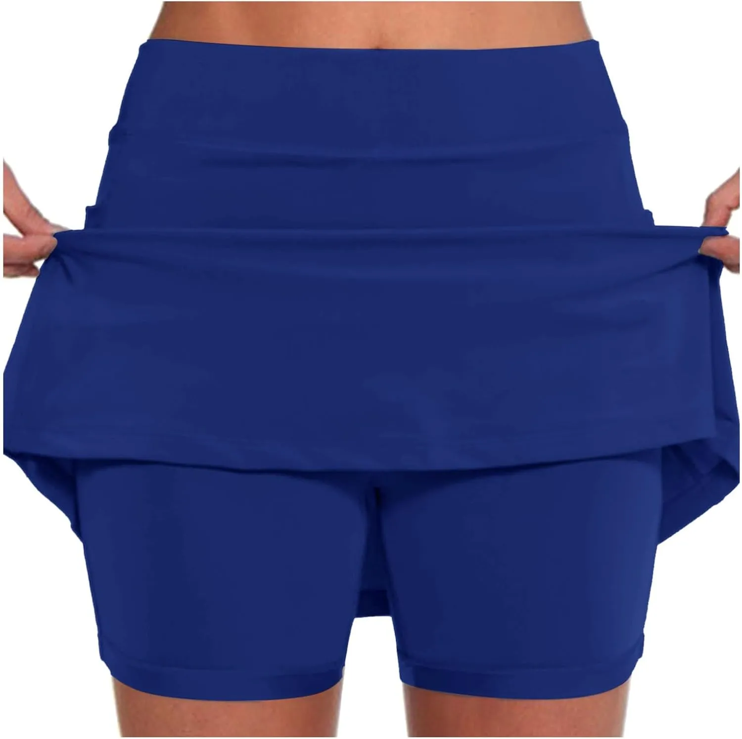 Tennis Skirt for Women with Pockets Yoga Shorts High Waisted Athletic Golf Skorts Running Workout Skirts 2 in 1 S-5XL