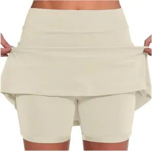Tennis Skirts for Women Trendy High Waist Tummy Control Running Athletic Short Skirts with Pockets Casual Sports Skorts