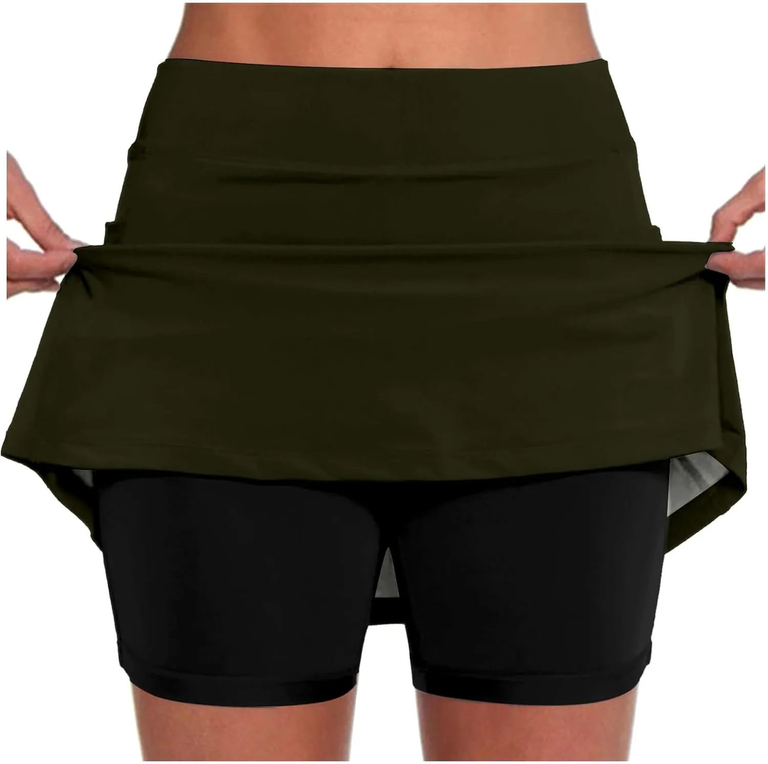Tennis Skirts for Women Trendy High Waist Tummy Control Running Athletic Short Skirts with Pockets Casual Sports Skorts