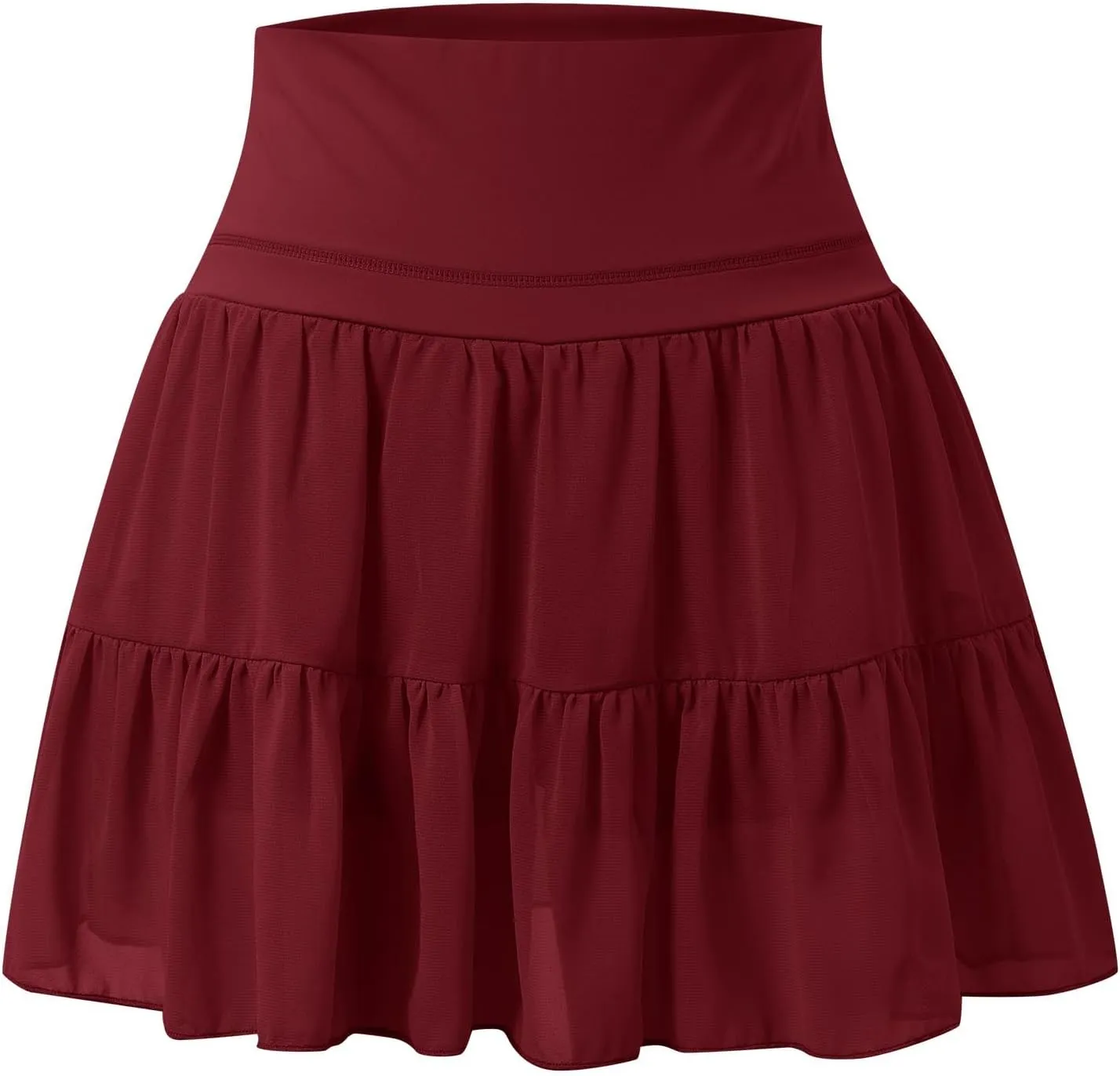Tennis Skirts for Women with Shorts High Elastic Waist Ruffles Workout Running Skirts with Pocket Sports Athletic Skorts