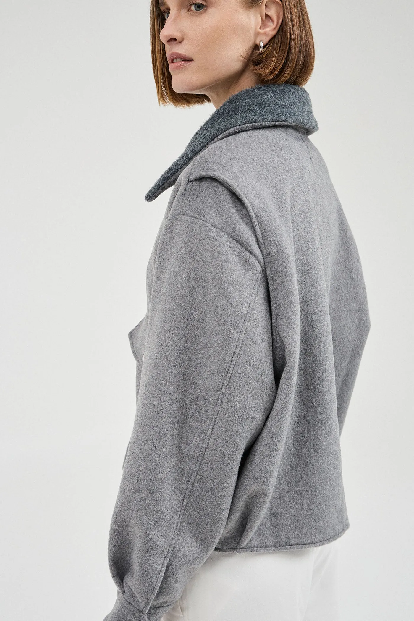 The Wool-Blend Bomber Jacket
