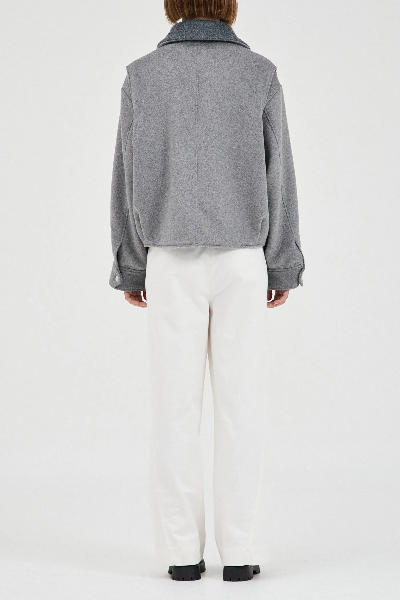 The Wool-Blend Bomber Jacket