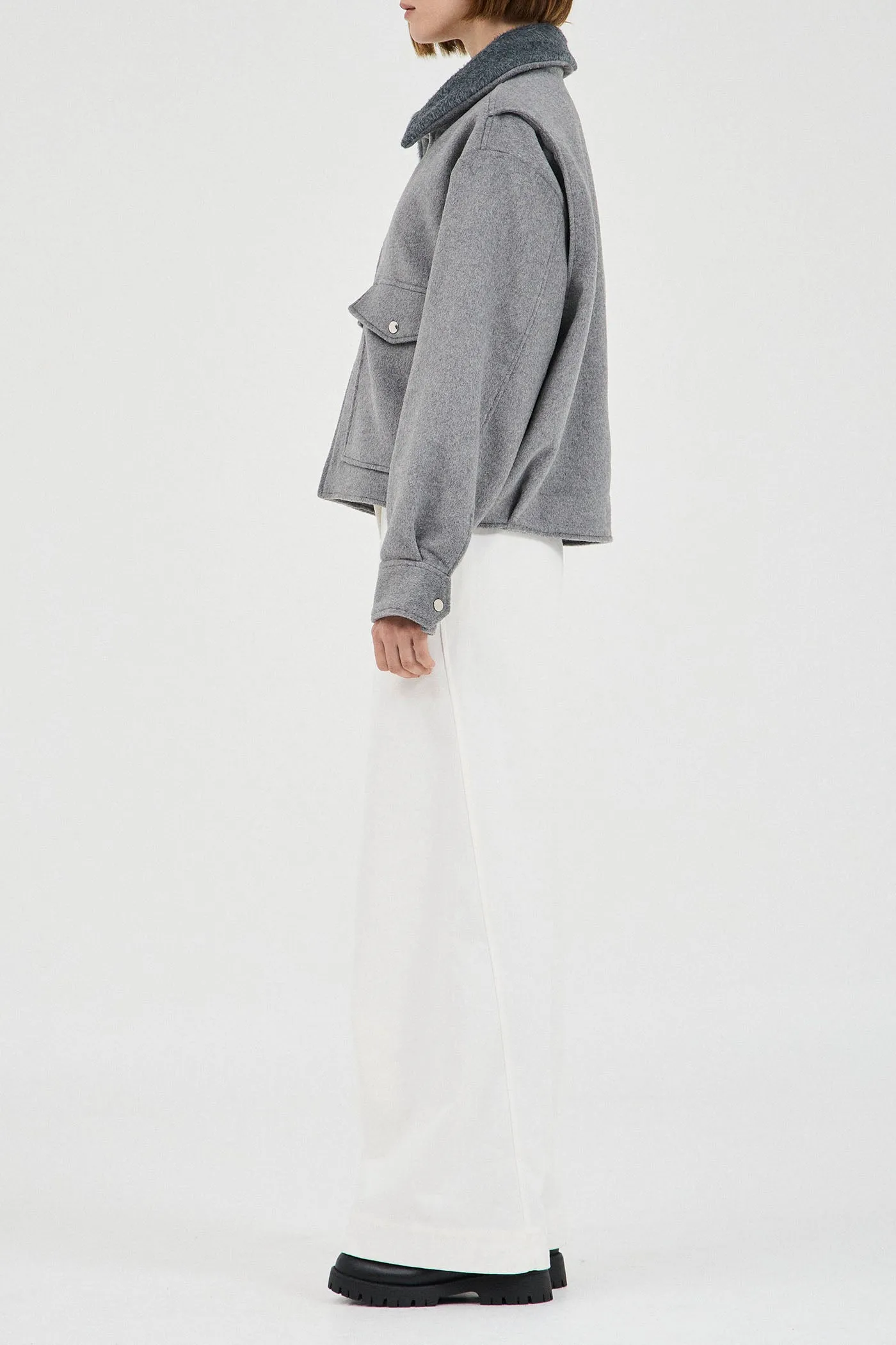 The Wool-Blend Bomber Jacket