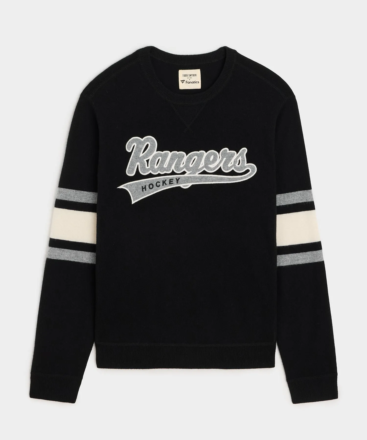 Todd Snyder by Fanatics for NHL New York Rangers Cashmere Crewneck