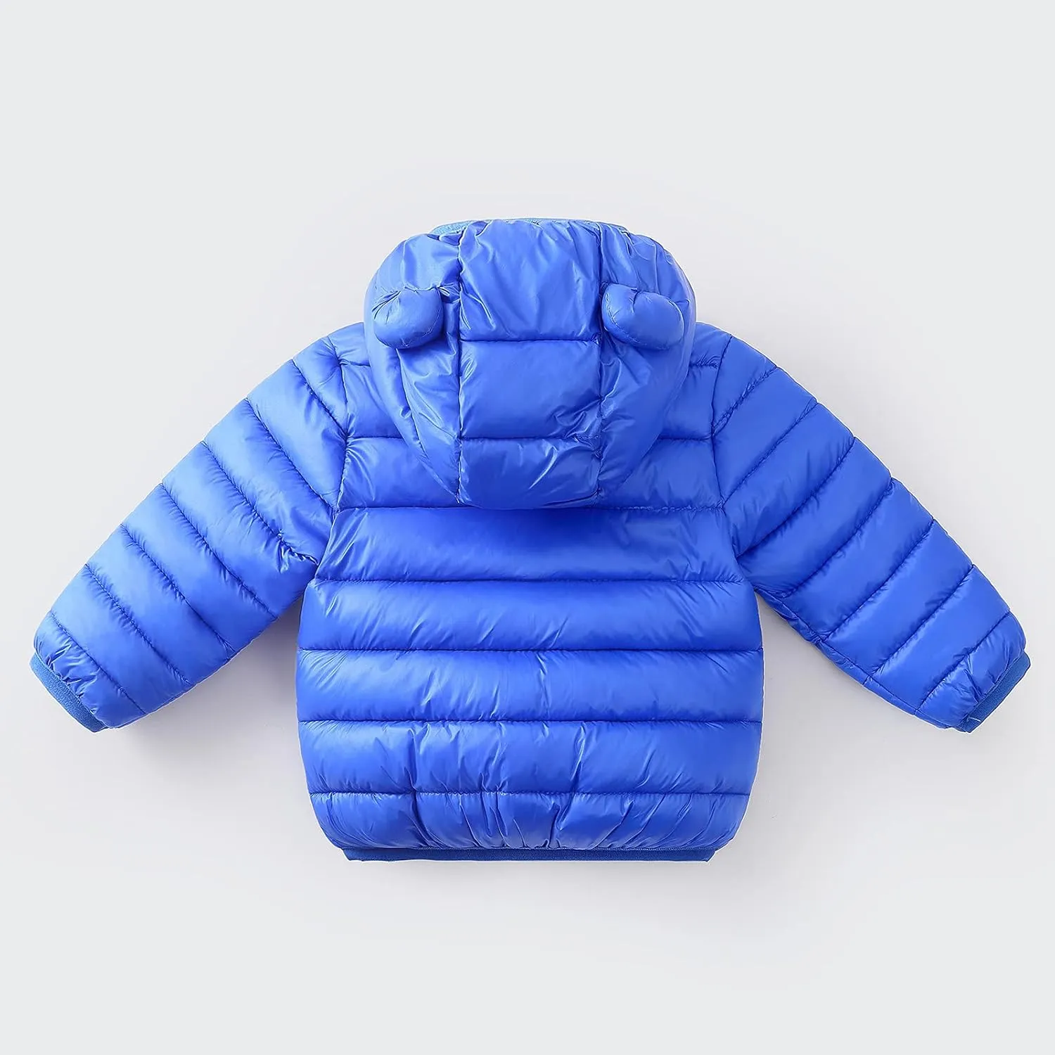 Toddler Winter Coats Puffer Padded Jacket Baby Boys Girls Bear Hoods Down Jacket Light Weight Infant Outerwear