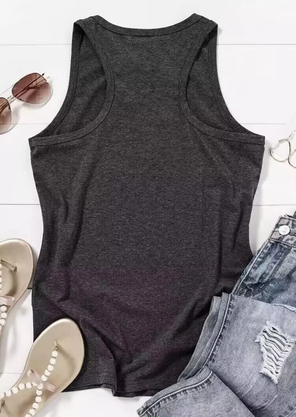 VKEGNIO Christian Tank Top for Women Vintage Bible Verse Boho Floral Graphic Sleeveless Shirt Christian Gifts Shirts Vest