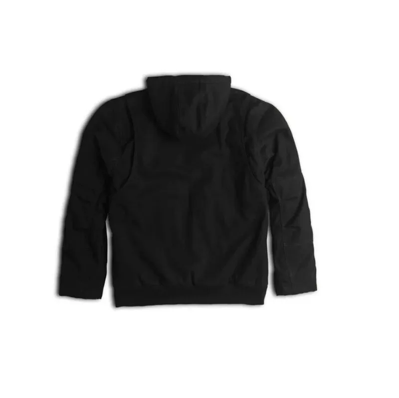 Walls Mingus Men's Sherpa Lined Hooded Winter Work Bomber - Black YJ39