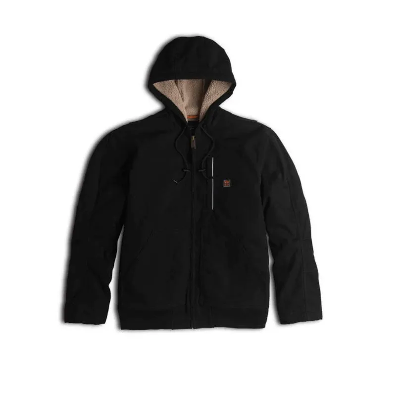 Walls Mingus Men's Sherpa Lined Hooded Winter Work Bomber - Black YJ39