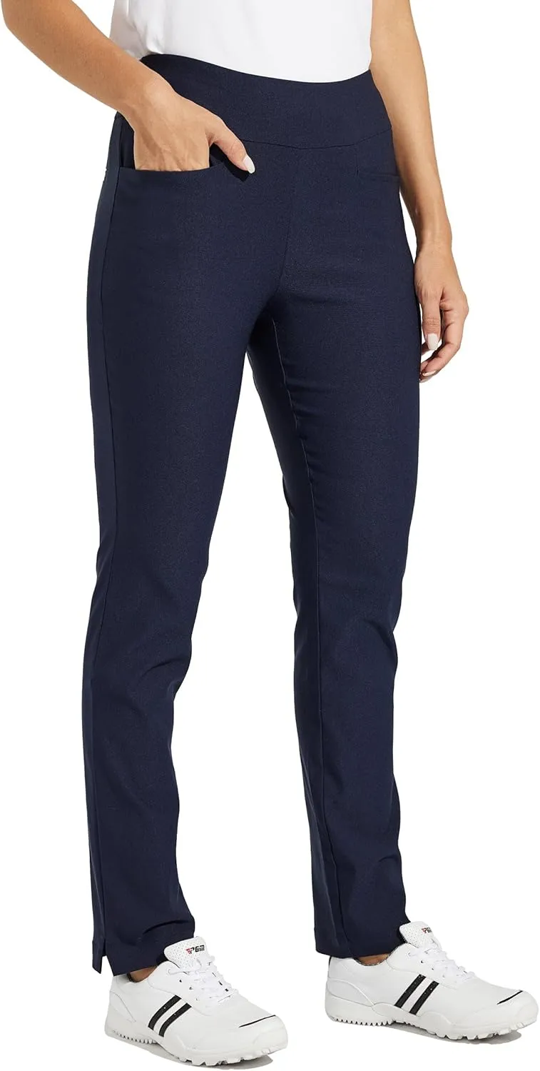 Willit Women's Golf Pants Stretch Casual Pull on Pants Quick Dry Hiking Pants