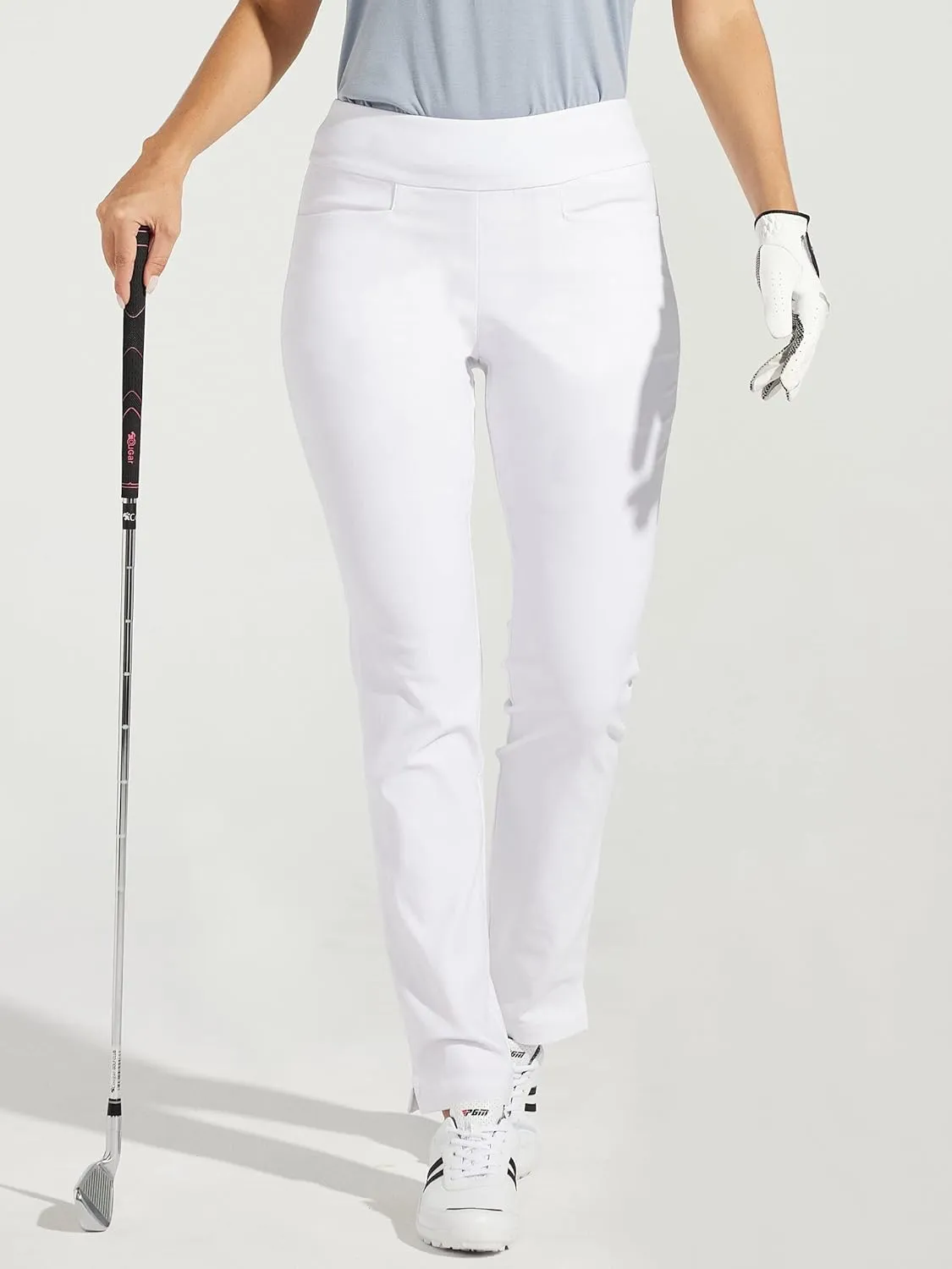 Willit Women's Golf Pants Stretch Casual Pull on Pants Quick Dry Hiking Pants