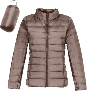 Winter Coats for Women Fashion Solid Long Sleeve Puffer Jacket Lightweight Recycled Down Coat 2024 Insulation Outwear