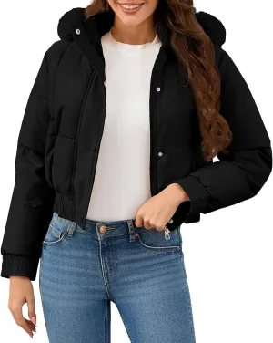 Winter Coats for Women Long Oversized Womens Short Winter Warm Cotton Jacket Single Breasted Zipper Jacket