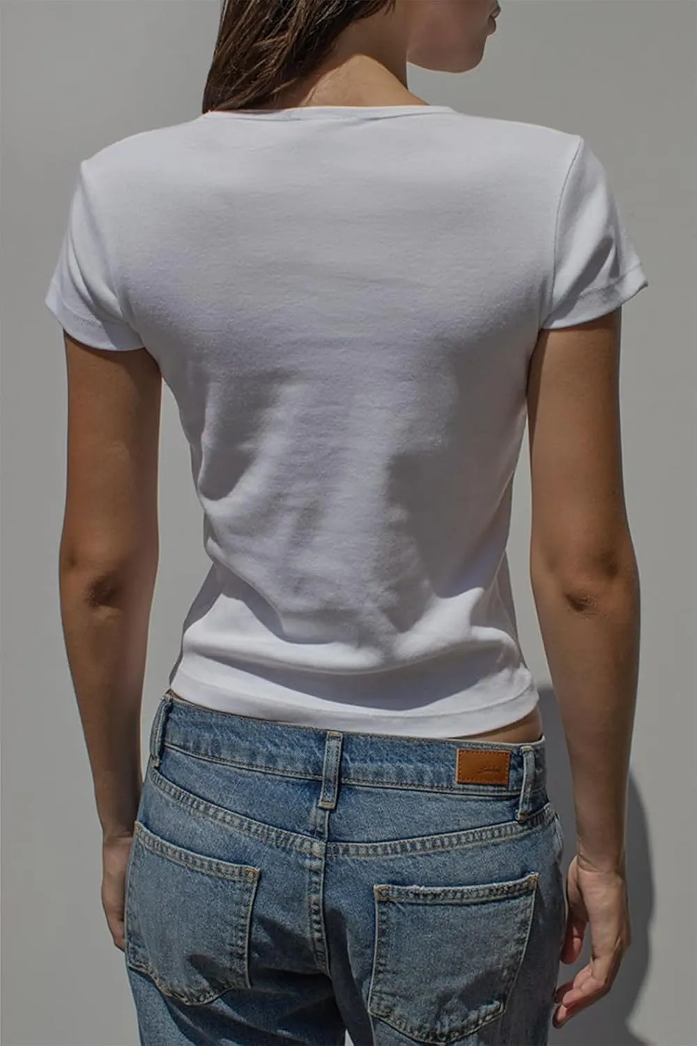 Women Baby Tees Y2K Graphic Print Crop Top Cute Vintage Short Sleeve T-Shirt 90s Slim Fit Cropped Tee Streetwear