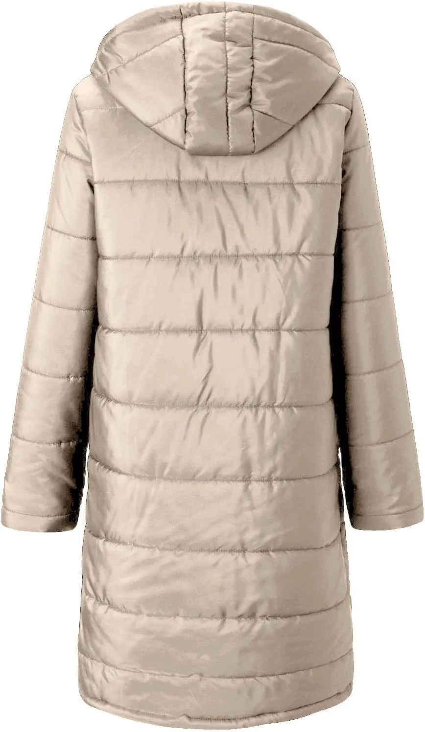Women Lightweight Puffer Vest Packable Long Winter Coat Zip Up Quilted Jackets Hooded Sleeveless Plus Size Warm Vest