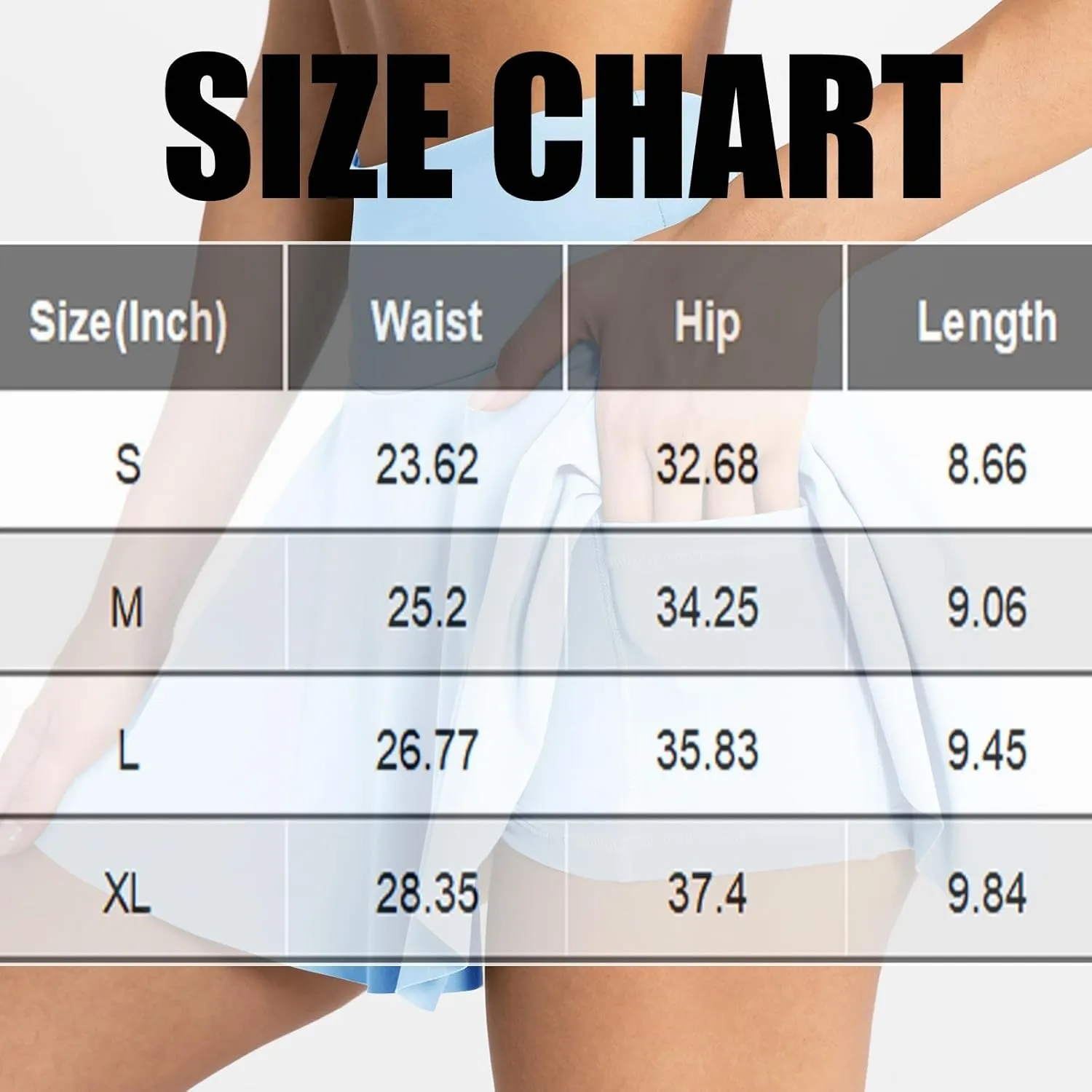 Women Tennis Skirt Pleated Golf Skirts with Built-in Shorts High Waist Athletic Skirt with Pockets Workout Skorts