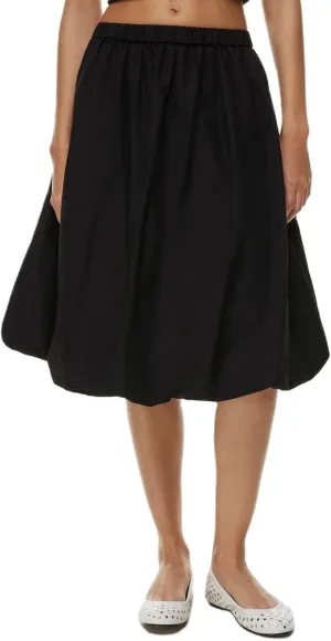 Women Y2k Bubble Skirt Low Waist Elastic A Line Midi Skirts Puffy Balloon Pleated Summer Going Out Streetwear