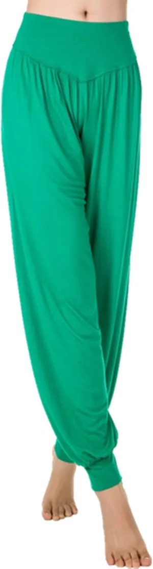 Women's Elastic Soft Modal Yoga Sports Pants Dance Harem Pants