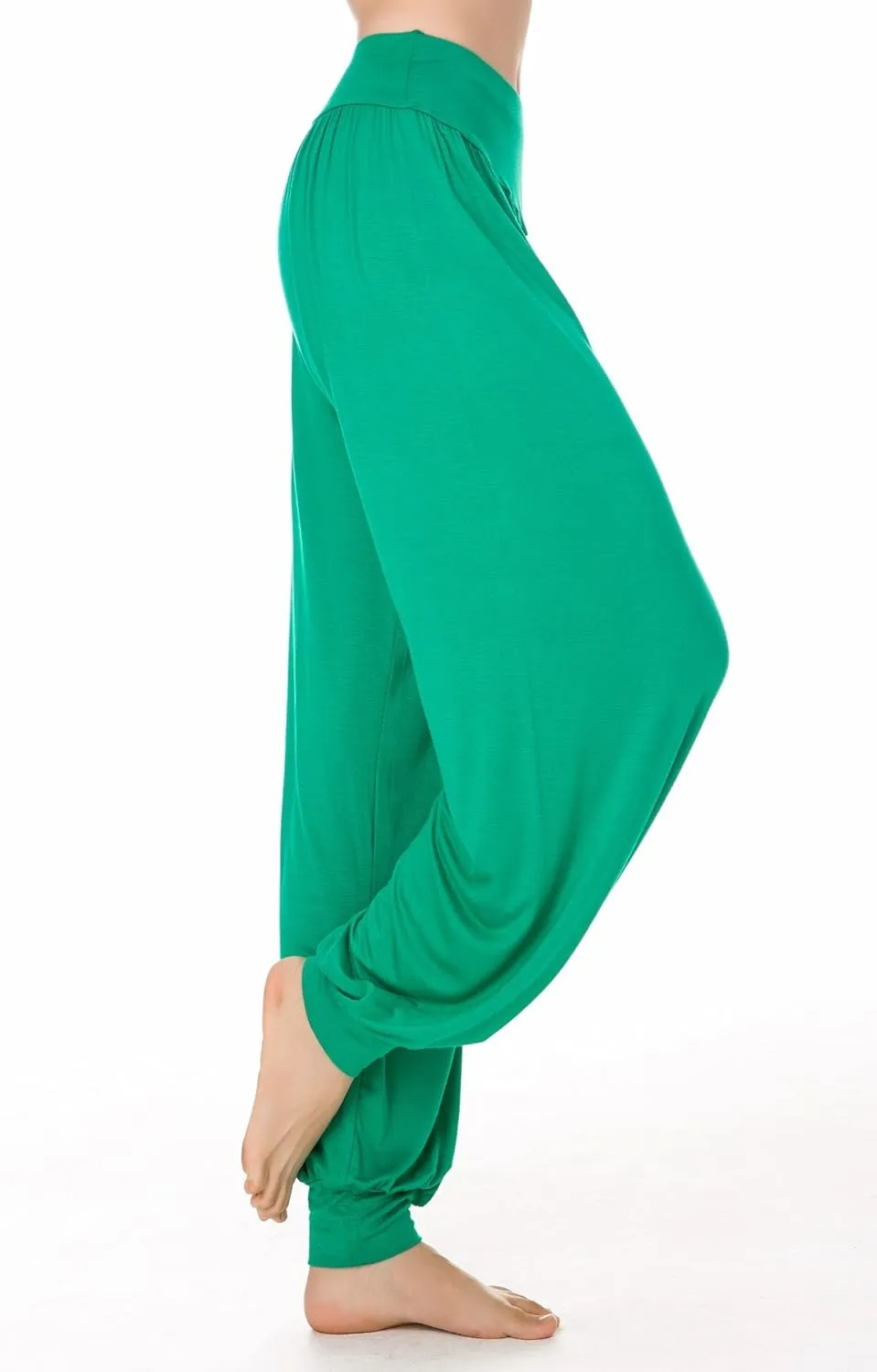 Women's Elastic Soft Modal Yoga Sports Pants Dance Harem Pants