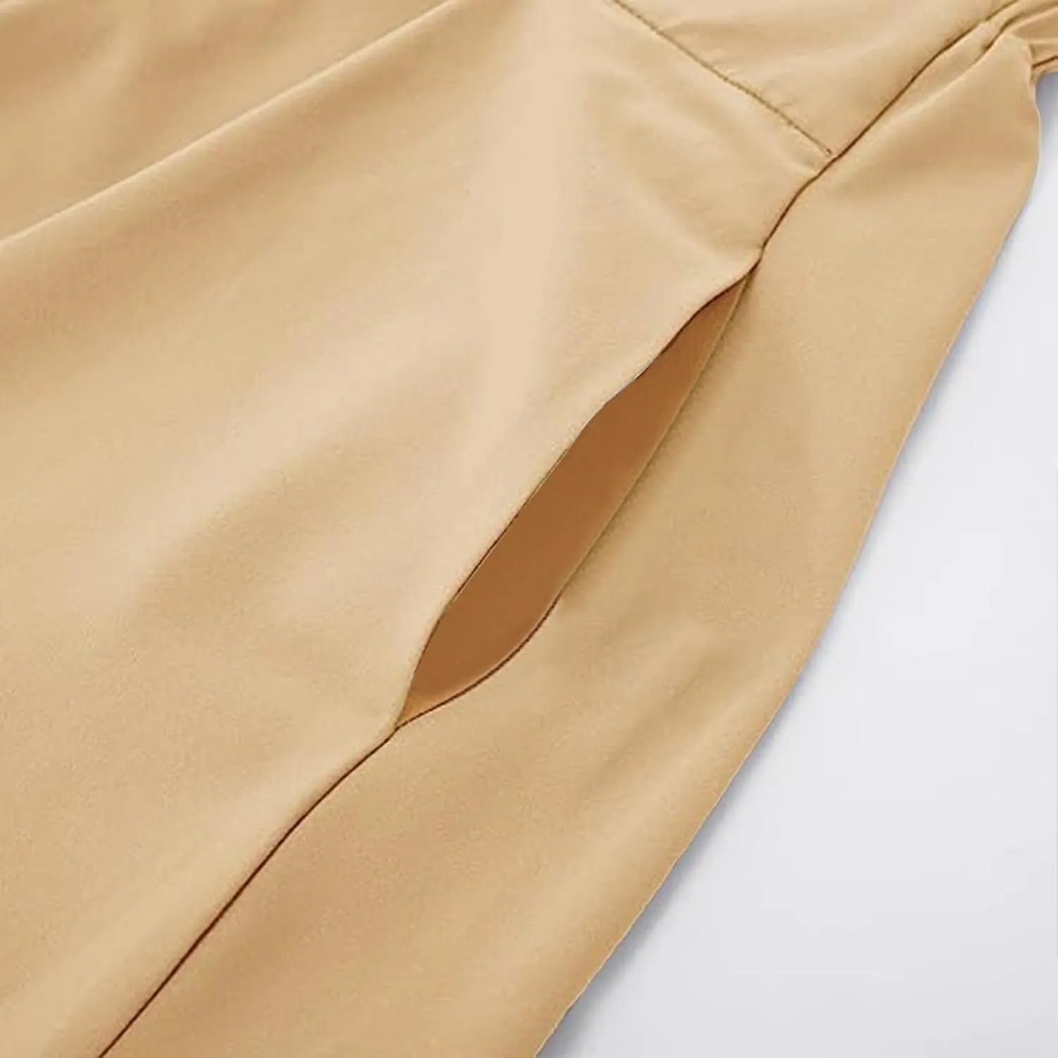 Women's Fall Winter Button Down Pleated Midi Skirt High Elastic Waisted Flowy Long Skirts Casual Solid Color Skirt