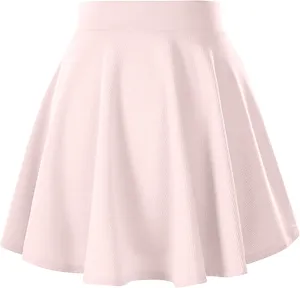 Womens High Waist A Line Mini Skirt Fashion Casual Pleated Skort Short Mini Petticoat Skirts for Tennis Golf