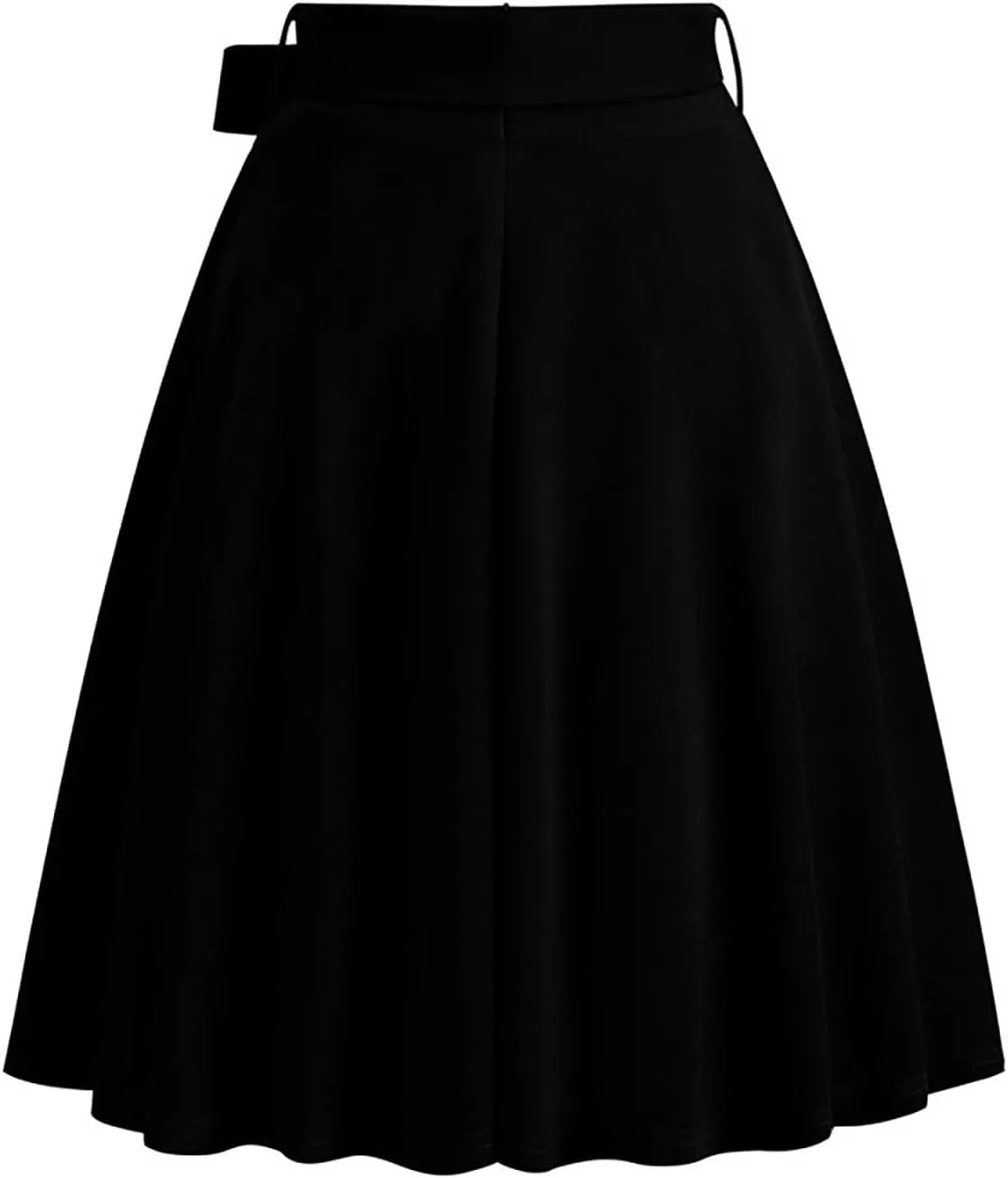 Women's High Waist A-Line Pockets Skirt Skater Flared Midi Skirt Vinage Skirt Coctail Party Short Skirts