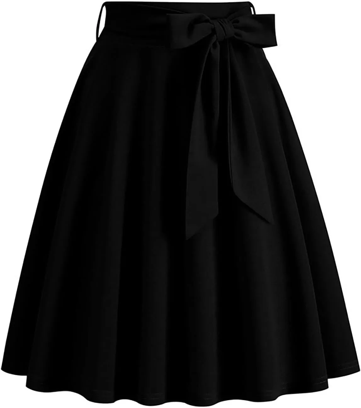 Women's High Waist A-Line Pockets Skirt Skater Flared Midi Skirt Vinage Skirt Coctail Party Short Skirts