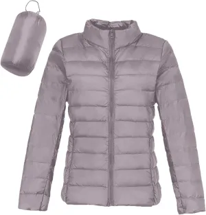 Womens Jackets Winter Down Jacket Women Slim Short Jacket Women's Cropped Quilted Jacket LightWeight Coat Outwear