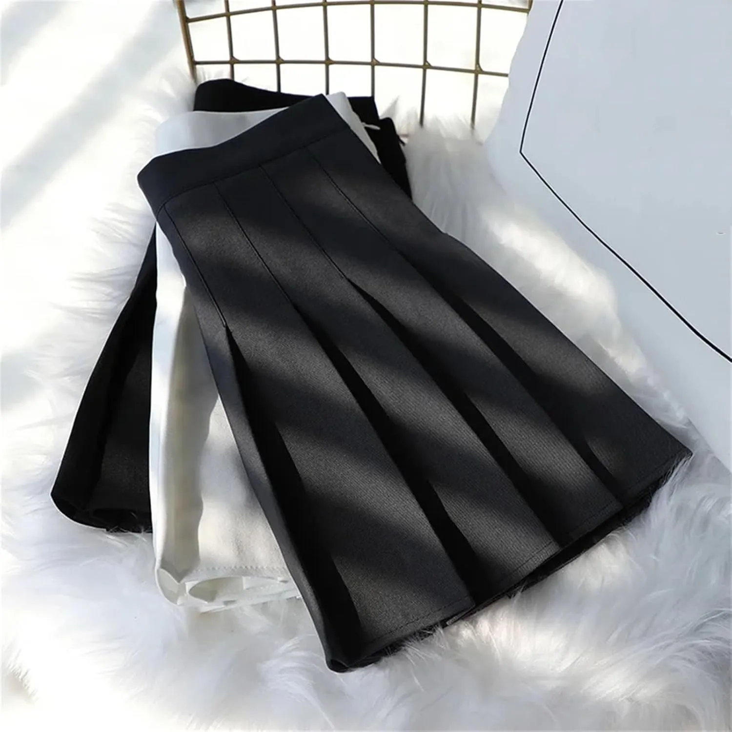 Womens Mini Pleated Skirts High Waist A-Line School Uniform Short Athletic Golf Skort Skirt for Dance