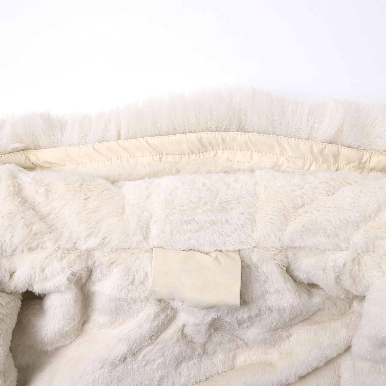 Women's Packable Lightweight Puffer Jacket Ladies Padded Thermal Overcoat with Faux Hooded Waterproof Faux Fur