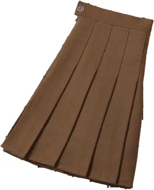 Women's Slim Fit Short Skirt Vintage Athletic High Waist A Line Mini Pleated Short Skort