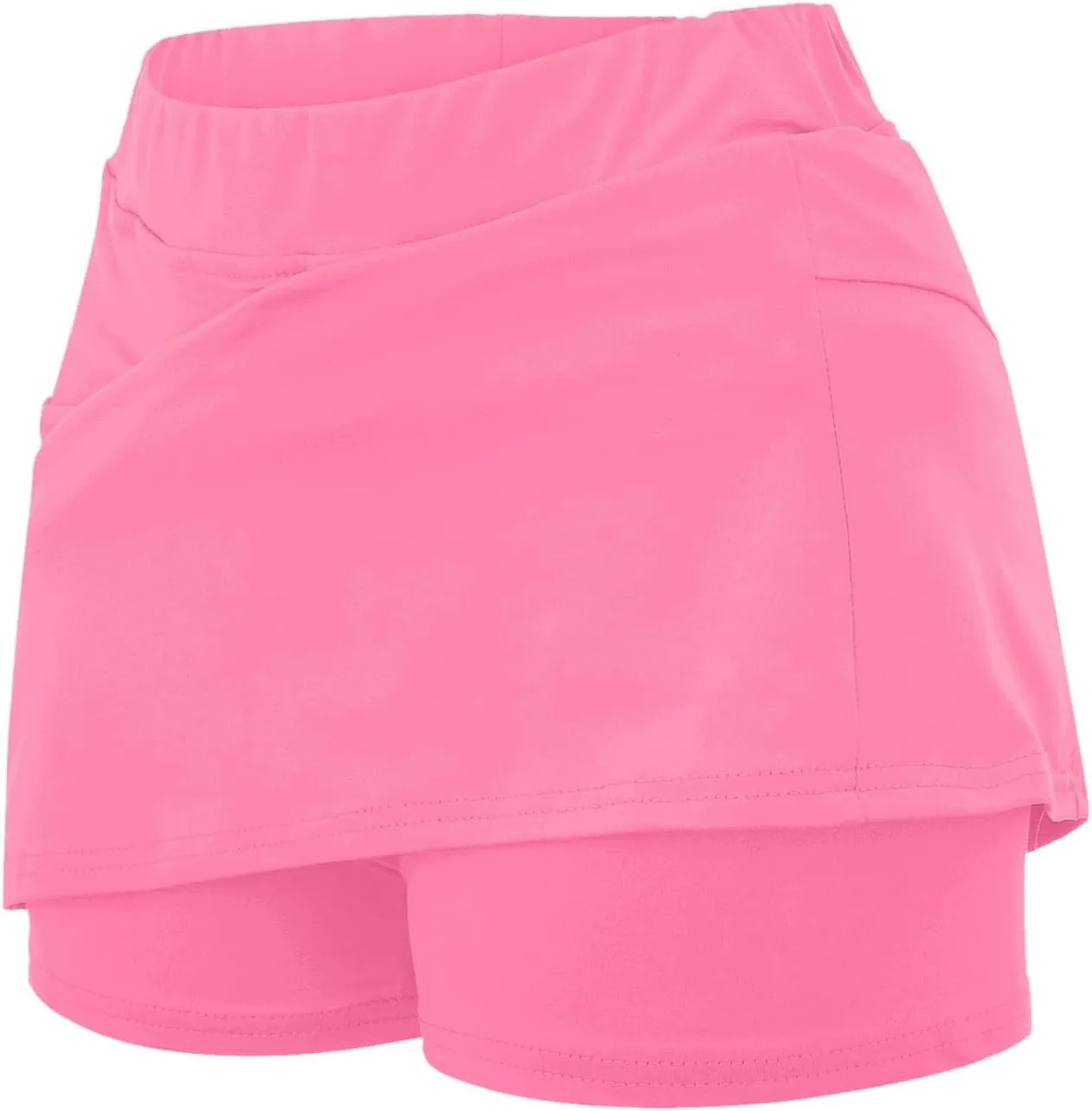 Women's Tennis Skirt High Waist Pleated Skort Summer Sports Running Mini Skirt Workout Running Skirt with Inner Short