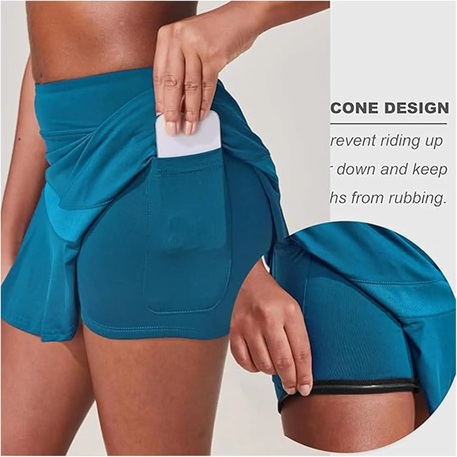 Womens Tennis Skirt Pleated Athletic Golf Skorts Skirt Breathable Lightweight Running Soft Workout Skirts