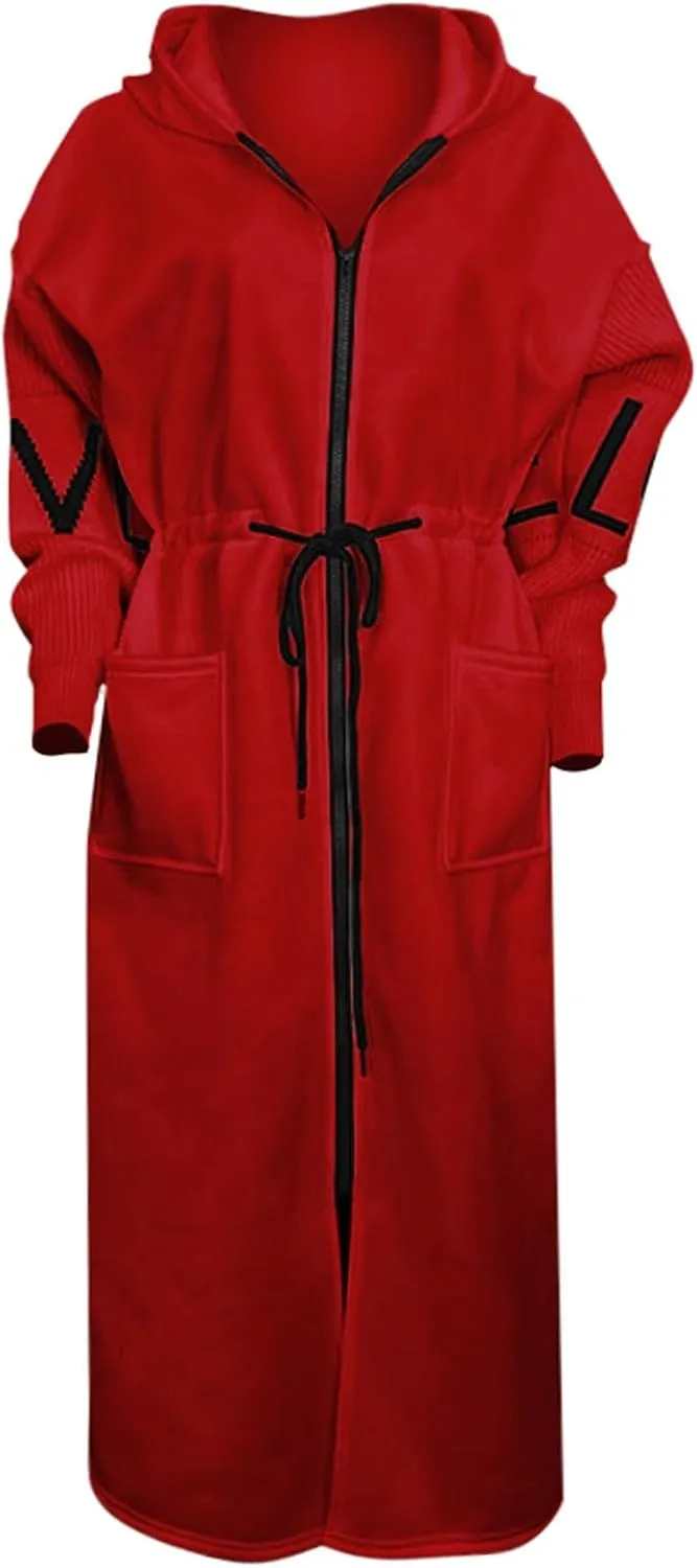 Womens Wool Blend Pea Coat Fashion Winter Dressy Overcoat Zipped Trench Jackets with Hood
