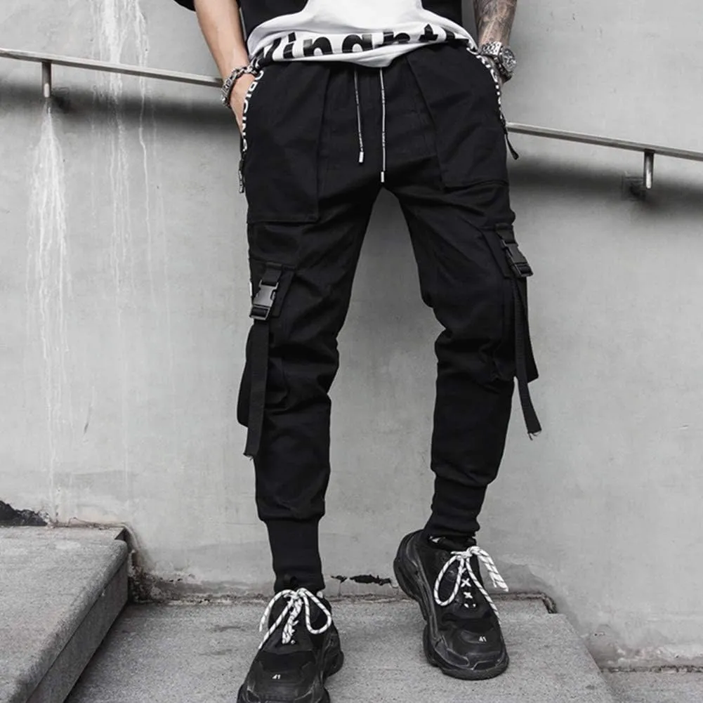 XYXIONGMAO Men's Jogger Pants Techwear Hip Hop Harem Pants Streetwear Tactical Track Pants