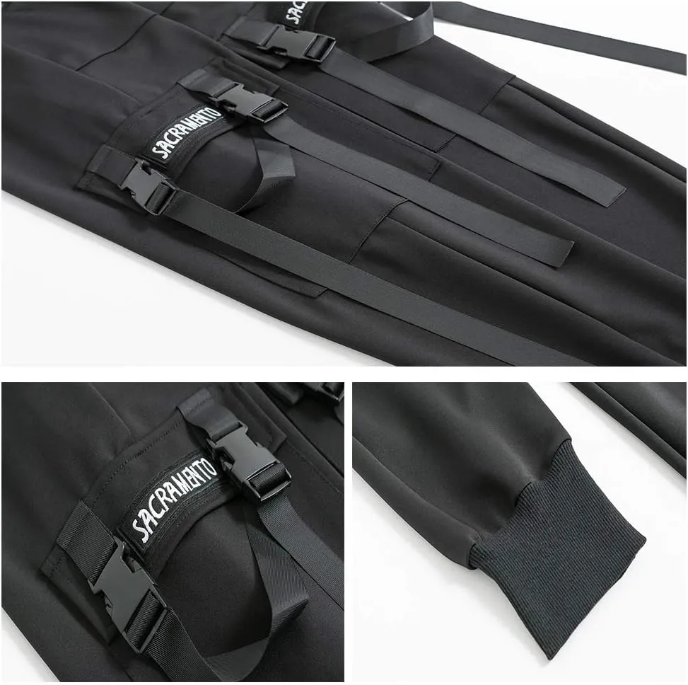 XYXIONGMAO Men's Jogger Pants Techwear Hip Hop Harem Pants Streetwear Tactical Track Pants