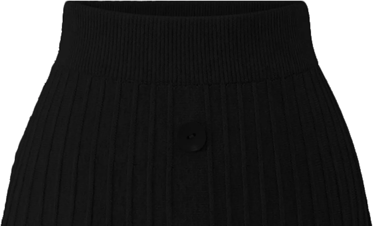 Youhan Women's High Waist A-Line Pleated Knitted Skirt