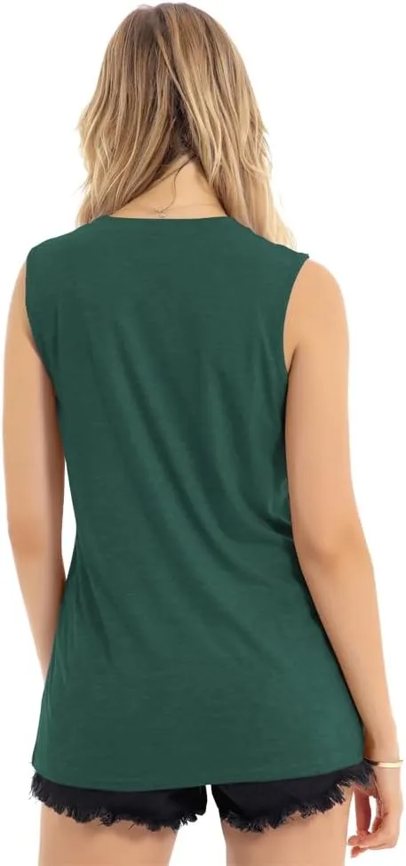 ZXCAHPT Tank Tops for Women Camping Life Graphic Tank Top Outdoor Hiking Sleeveless Tee Summer Mountain Loose Fit Vest Tees
